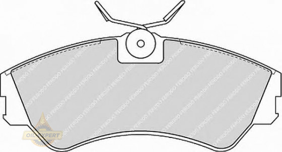 Ferodo Колодки тормозные дисковые FERODO FVR785 - Картинка 1