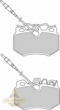 Ferodo Колодки тормозные дисковые FERODO FDB687 - Картинка 1