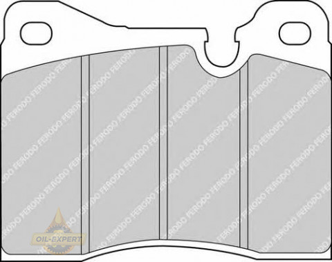 Ferodo Колодки тормозные дисковые FERODO FDB163 - Картинка 1