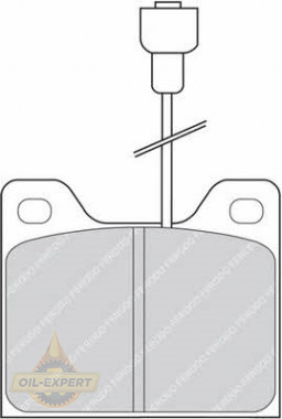 Ferodo Колодки тормозные дисковые FERODO FDB819 - Картинка 1