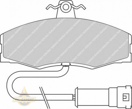 Ferodo Колодки тормозные дисковые FERODO FDB289 - Картинка 1