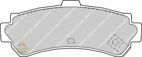 Ferodo Колодки тормозные дисковые FERODO FDB1454 - Картинка 1