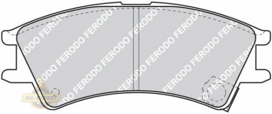 Ferodo Колодки тормозные дисковые FERODO FDB1326 - Картинка 1