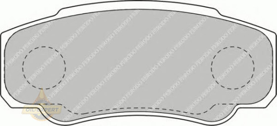Ferodo Колодки тормозные дисковые FERODO FVR1480 - Картинка 1