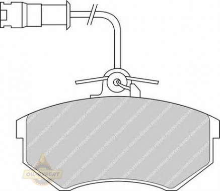 Ferodo Колодки тормозные дисковые FERODO FDB343 - Картинка 1