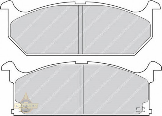 Ferodo Колодки тормозные дисковые FERODO FDB528 - Картинка 1
