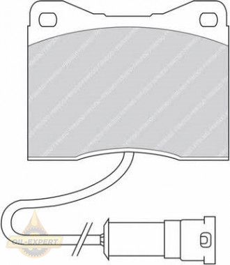 Ferodo Колодки тормозные дисковые FERODO FDB399 - Картинка 1