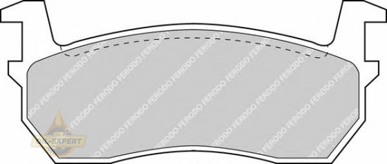 Ferodo Колодки тормозные дисковые FERODO FDB316 - Картинка 1
