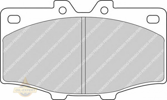 Ferodo Колодки тормозные дисковые FERODO FDB288 - Картинка 1