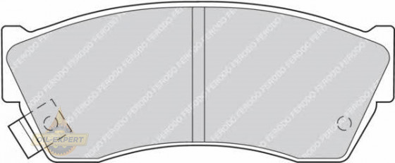 Ferodo Колодки тормозные дисковые FERODO FDB588 - Картинка 1