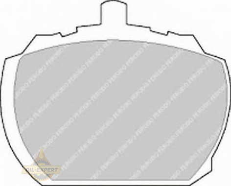 Ferodo Колодки тормозные дисковые FERODO FVR833 - Картинка 1