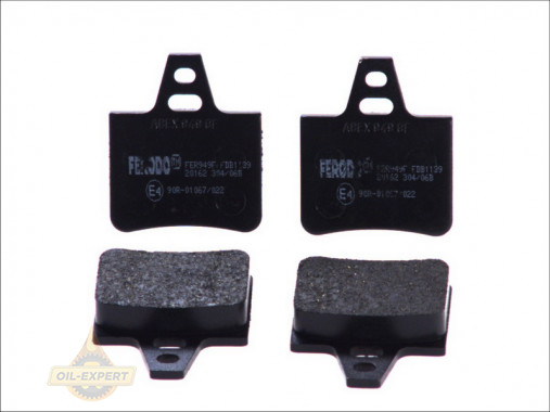 Ferodo Колодки тормозные дисковые FERODO FDB1139 - Картинка 1