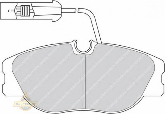 Ferodo Колодки тормозные дисковые FERODO FDB650 - Картинка 1
