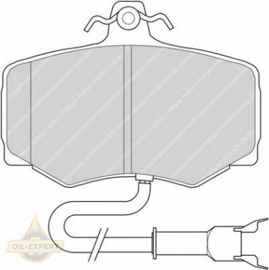 Ferodo Колодки тормозные дисковые FERODO FDB806 - Картинка 1