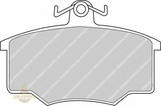 Ferodo Колодки тормозные дисковые FERODO FDB412 - Картинка 1