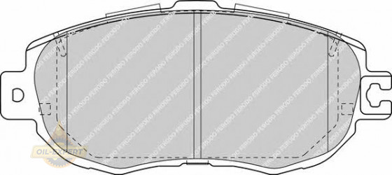 Ferodo Колодки тормозные дисковые FERODO FDB1558 - Картинка 1