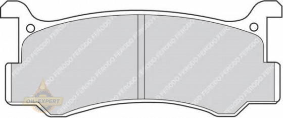 Ferodo Колодки тормозные дисковые FERODO FDB482 - Картинка 1