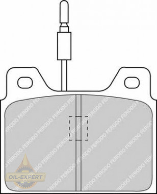 Ferodo Колодки тормозные дисковые FERODO FDB71 - Картинка 1