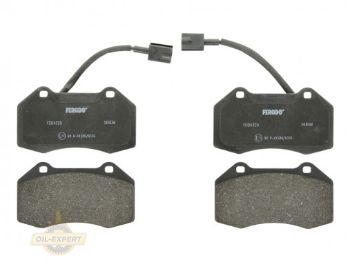 Ferodo Колодки тормозные дисковые FERODO FDB4320 - Картинка 1