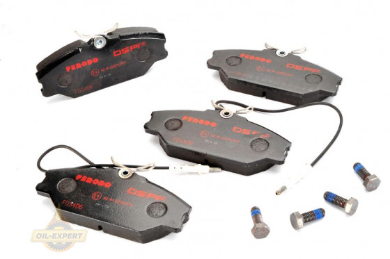 Ferodo Колодки тормозные дисковые FERODO FDS406 - Картинка 1