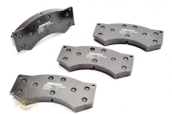 Ferodo Колодки тормозные дисковые FERODO FCV376 - Картинка 1