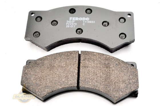 Ferodo Колодки тормозные дисковые FERODO FCV376 - Картинка 2