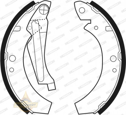 Ferodo Колодки тормозные барабанные FERODO FSB37 - Картинка 2