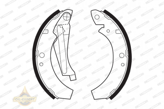 Ferodo Колодки тормозные барабанные FERODO FSB37 - Картинка 1
