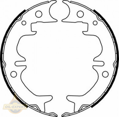 Ferodo Колодки тормозные барабанные FERODO FSB4008 - Картинка 1