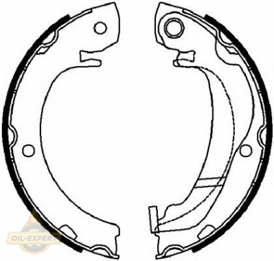 Ferodo Колодки тормозные барабанные FERODO FSB4036 - Картинка 1