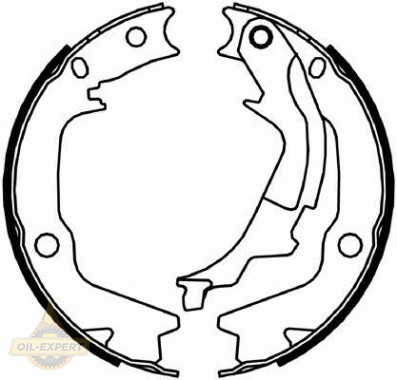 Ferodo Колодки тормозные барабанные FERODO FSB4045 - Картинка 1