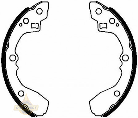 Ferodo Колодки тормозные барабанные FERODO FSB4100 - Картинка 1