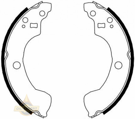 Ferodo Колодки тормозные барабанные FERODO FSB4106 - Картинка 1