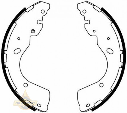 Ferodo Колодки тормозные барабанные FERODO FSB4108 - Картинка 1