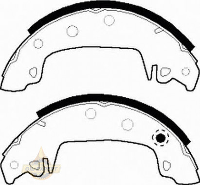 Ferodo Колодки тормозные барабанные FERODO FSB43 - Картинка 2