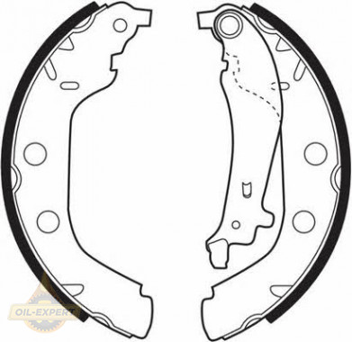 Ferodo Колодки тормозные барабанные FERODO FSB547 - Картинка 1