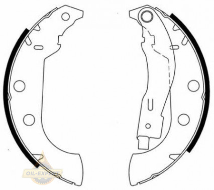Ferodo Колодки тормозные барабанные FERODO FSB575 - Картинка 1