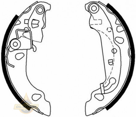Ferodo Колодки тормозные барабанные FERODO FSB636 - Картинка 1