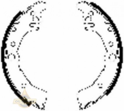 Ferodo Колодки тормозные барабанные FERODO FSB644 - Картинка 1