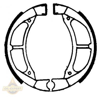 Ferodo Колодки барабанные мото FERODO FSB739 - Картинка 1