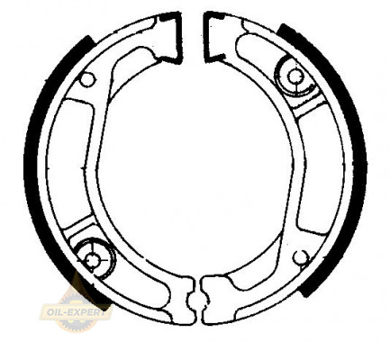 Ferodo Колодки барабанные мото FERODO FSB740 - Картинка 1