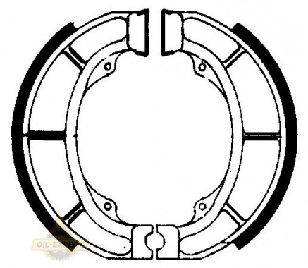 Ferodo Колодки барабанные мото FERODO FSB777 - Картинка 1