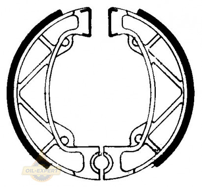 Ferodo Колодки барабанные мото FERODO FSB909 - Картинка 1