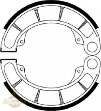 Ferodo Колодки барабанные мото FERODO FSB946 - Картинка 1