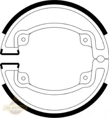 Ferodo Колодки барабанные мото FERODO FSB958 - Картинка 1