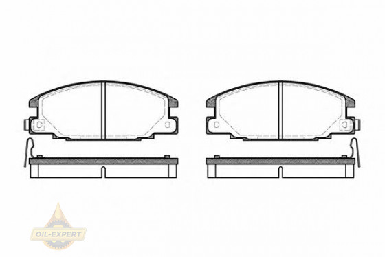 Remsa Колодки тормозные дисковые REMSA 0238.04 - Картинка 1