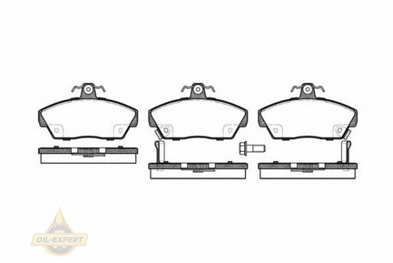 Remsa Колодки тормозные дисковые REMSA 0330.02 - Картинка 1