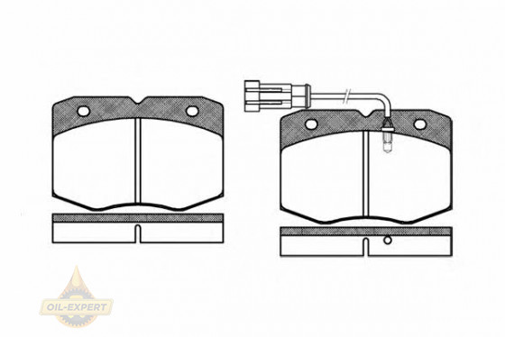 Remsa Колодки тормозные дисковые REMSA 0435.12 - Картинка 1