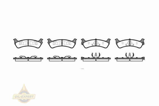 Remsa Колодки дискові гальмівні REMSA 0617.12 - Заображення 1