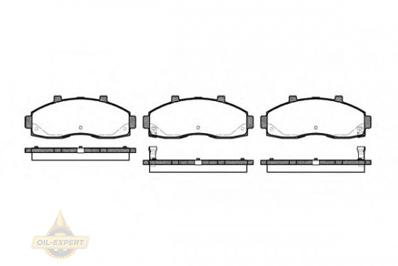 Remsa Колодки тормозные дисковые REMSA 0662.02 - Картинка 1